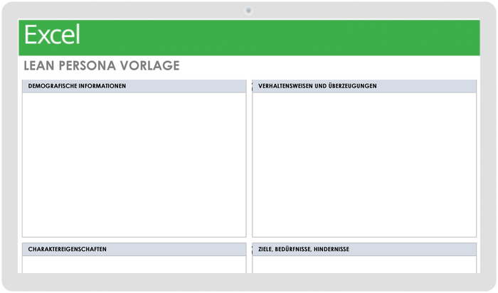 Lean-Persona-Vorlage