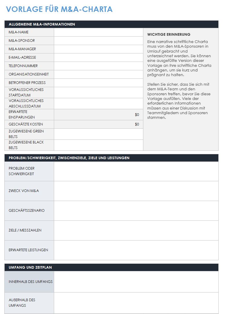 MA-Projektcharta