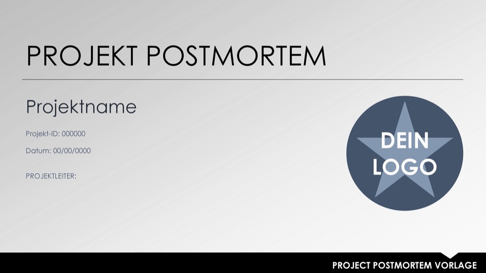 Projekt-Postmortem-Vorlage